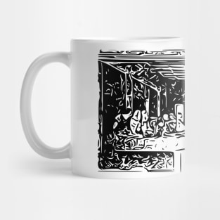 Leonardo da Vinci | The Last Supper | Line art Mug